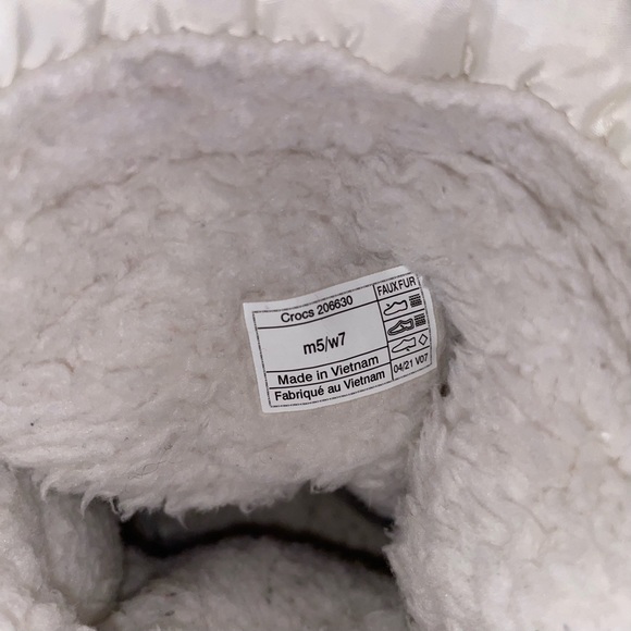 Crocs classic lined neo puff boots white 7 - Picture 5 of 10